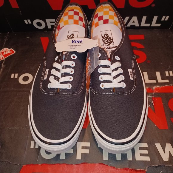 VANS Men's 5.5/Women's 7 Authentic 44 DX Our Legends Mongoose Black/Orange - Picture 9 of 12